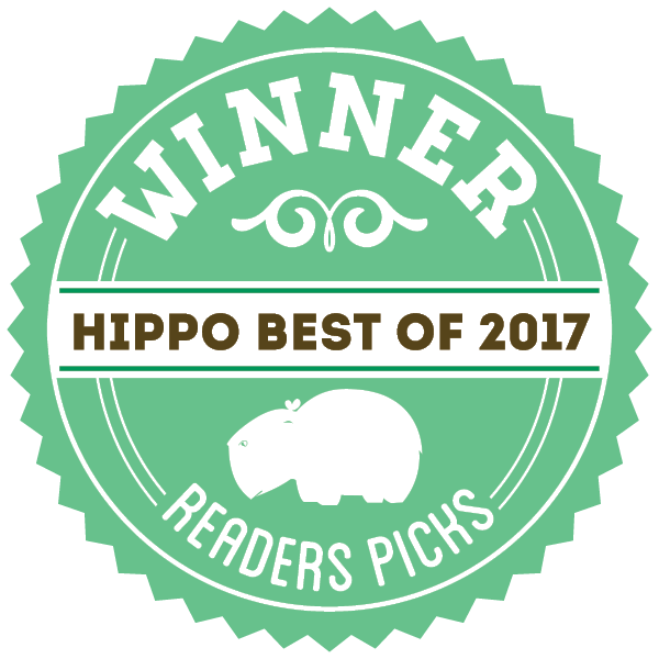 Hippo Best of 2017 Readers’ Picks badge