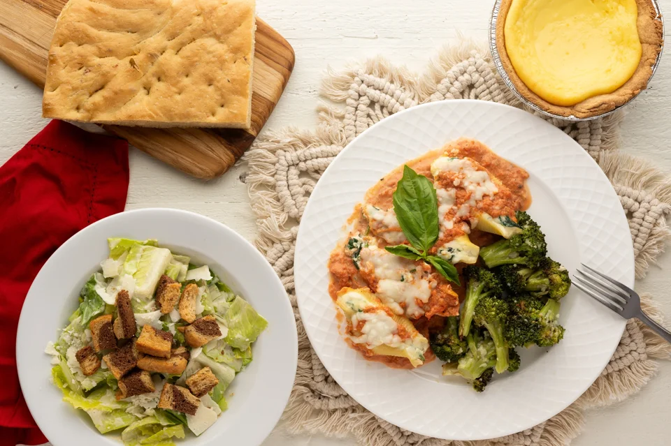Stuffed shells dinner