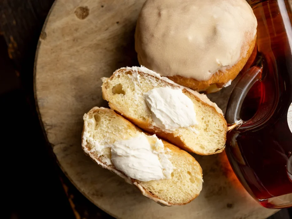 Maple Cream Donuts